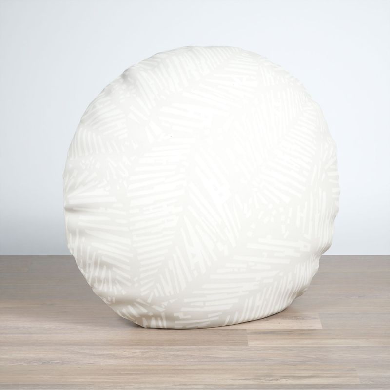 Dekokissen rund in Beige