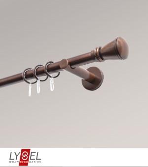 Lysel - SET Opal 160cm Trger offen mit Endstcke Konus in Bronze