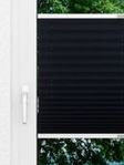 Plissee Krepp Black Out 4125.4259 Fensteransicht