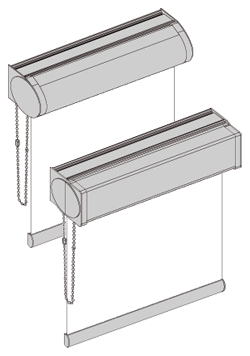 4decor Rollo mit M/L Kassette